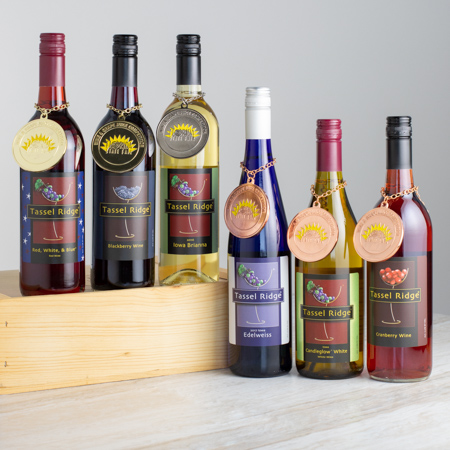 blackberry wine, award winning iowa wines