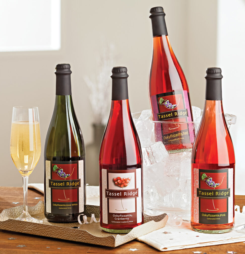 Four Fizzy Wines from Tassel Ridge® Winery are Crowd Pleasers During